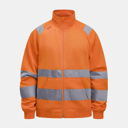 5172 Sweatshirt Jacket Hi-Vis Jobman
