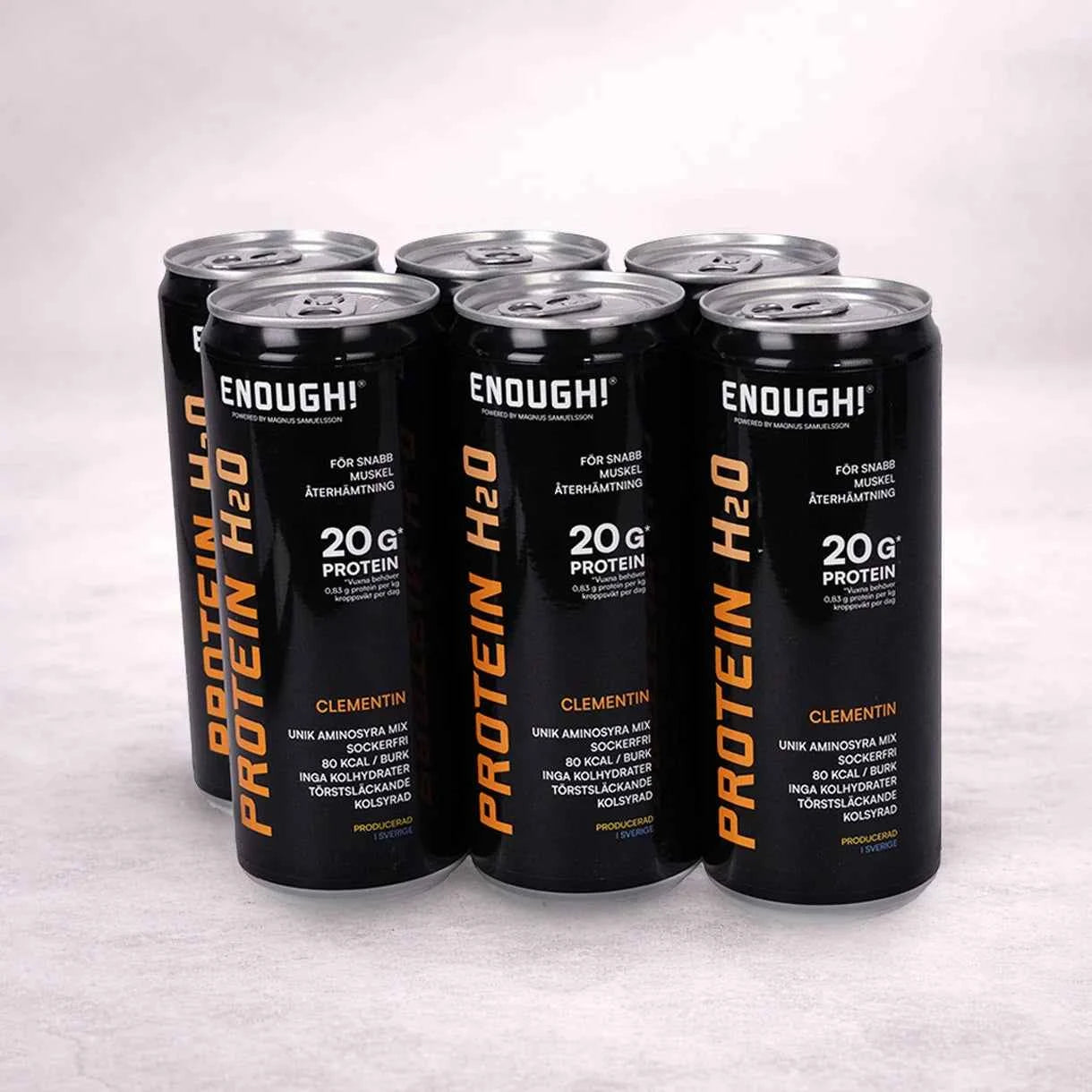 Enough Proteinvatten Clementin 6-pack