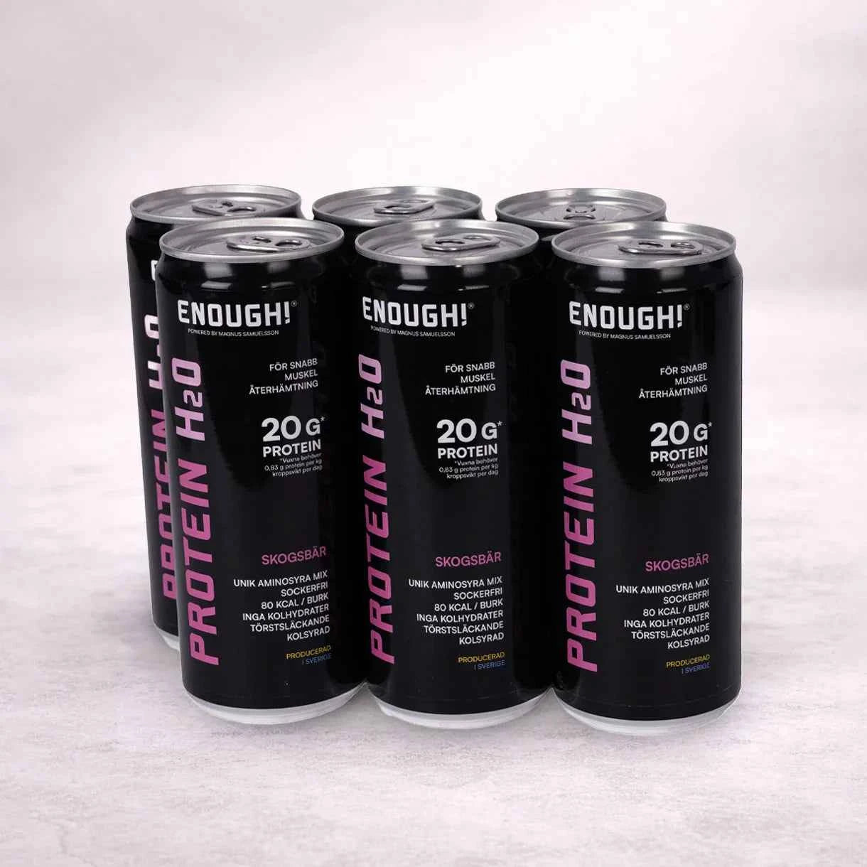 Enough Proteinvatten Skogsbär 6-pack