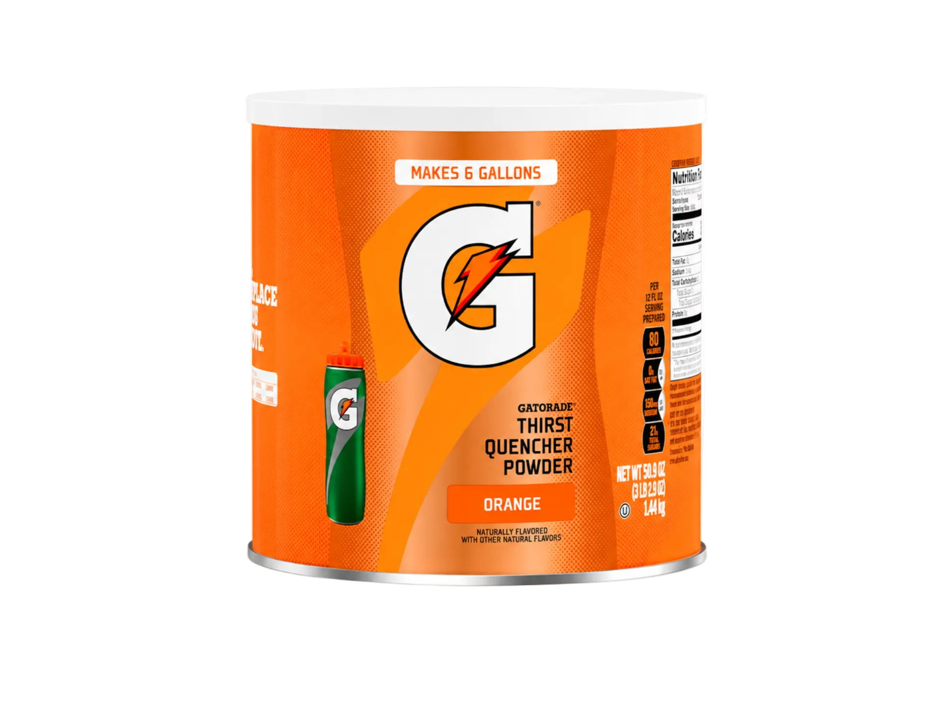 Gatorade Thirst Quencher Powder, Orange (1.44 kg, makes ~23 L)