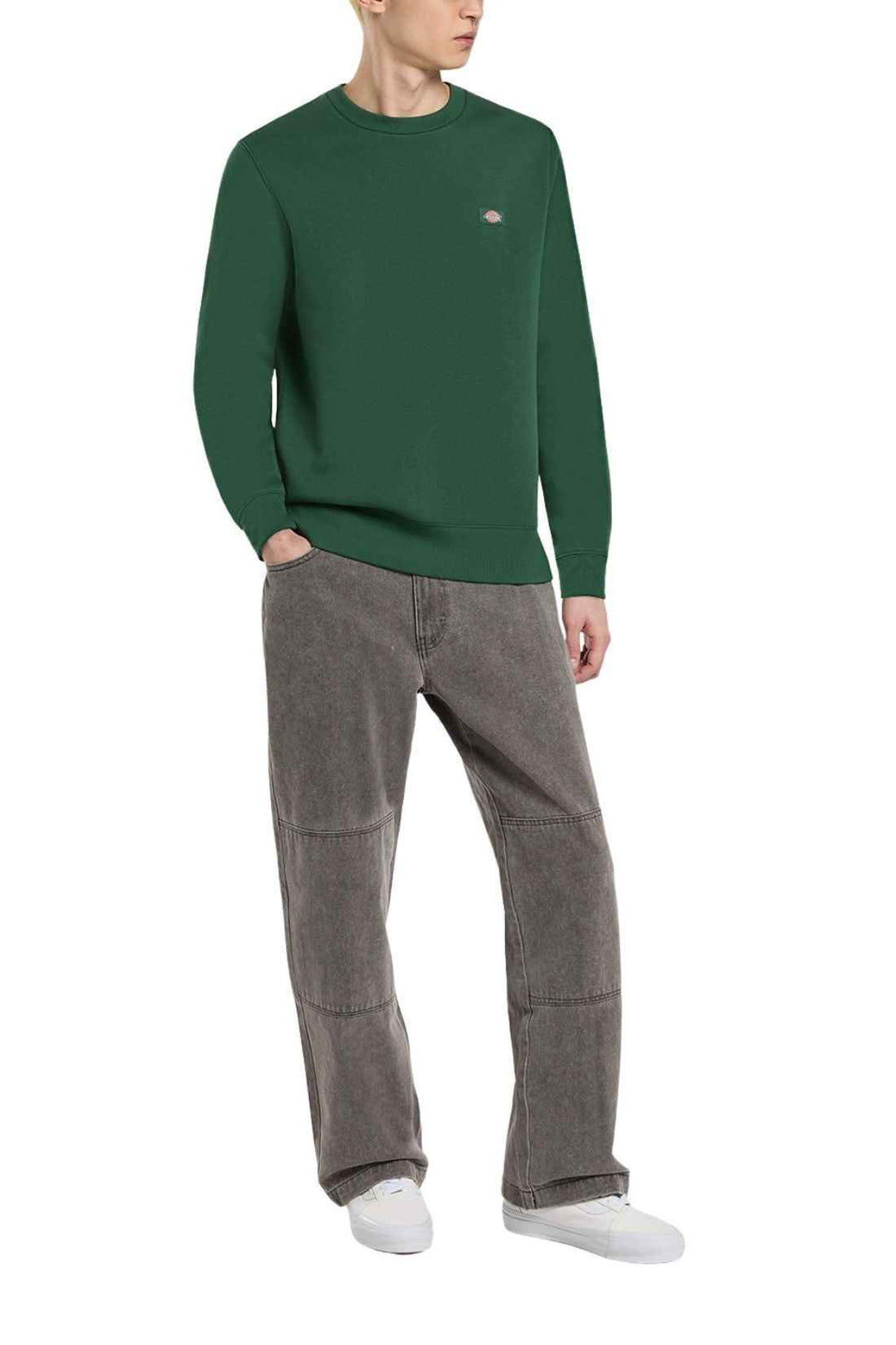 DICKIES - Men's winter crewneck Oakport sweatshirt  - Size XL