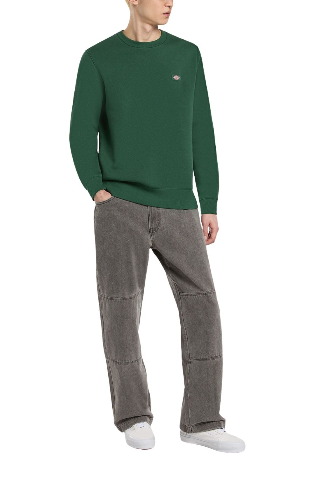 DICKIES - Men's winter crewneck Oakport sweatshirt  - Size XL-13