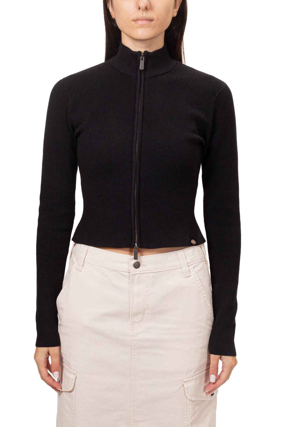DICKIES - Pullover corto donna East Helena con zip