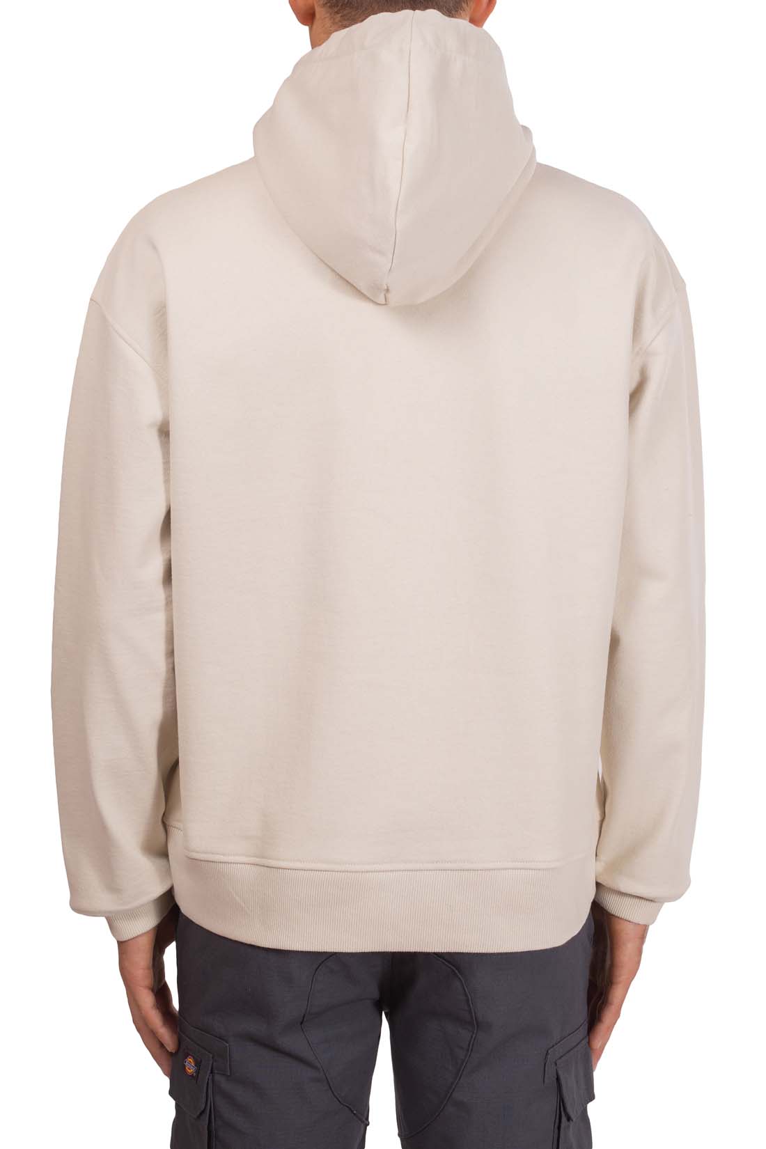 CALVIN KLEIN JEANS - Men's relaxed hoodie with logo patch  - Size-2