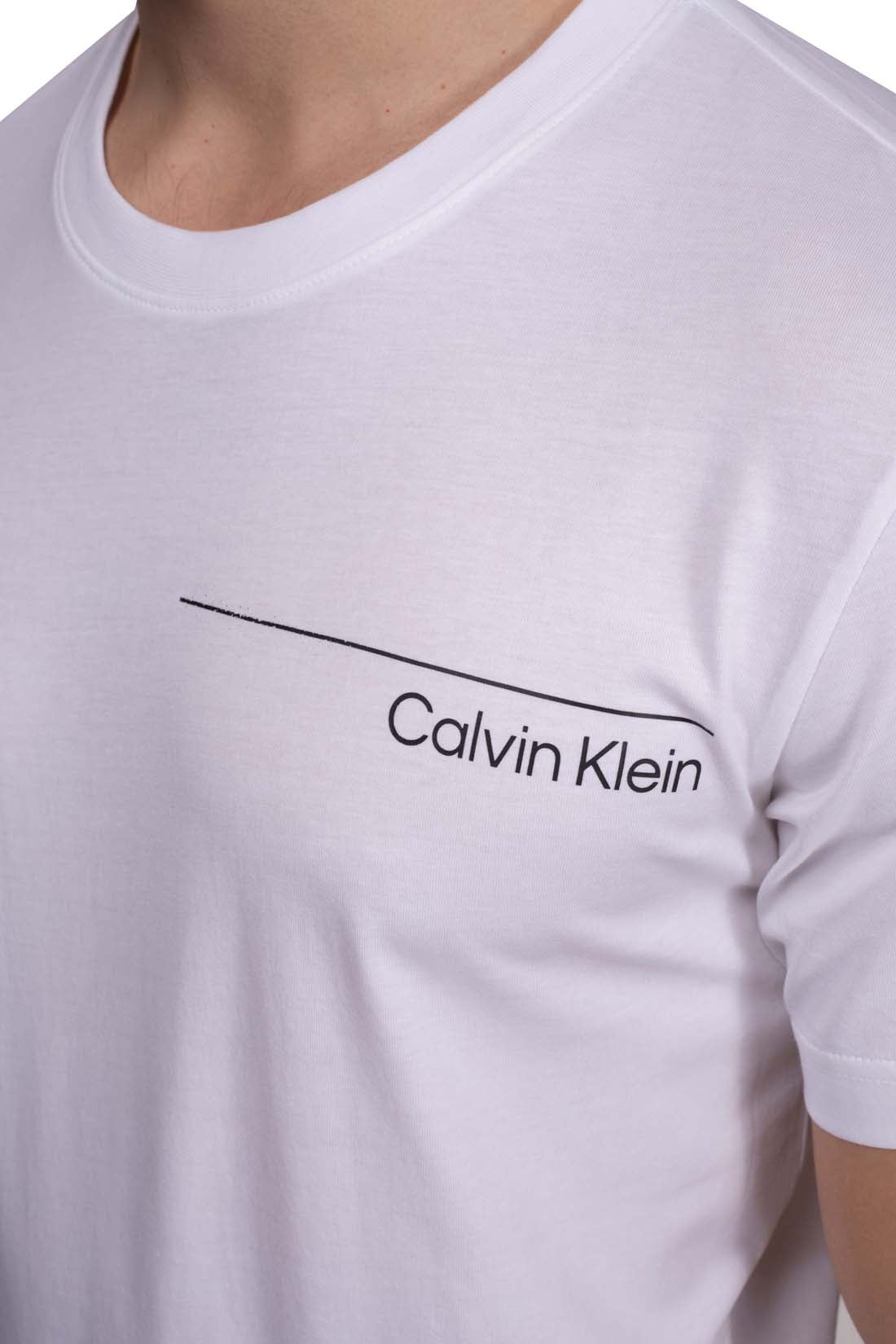 CALVIN KLEIN - T-shirt uomo con logo-8