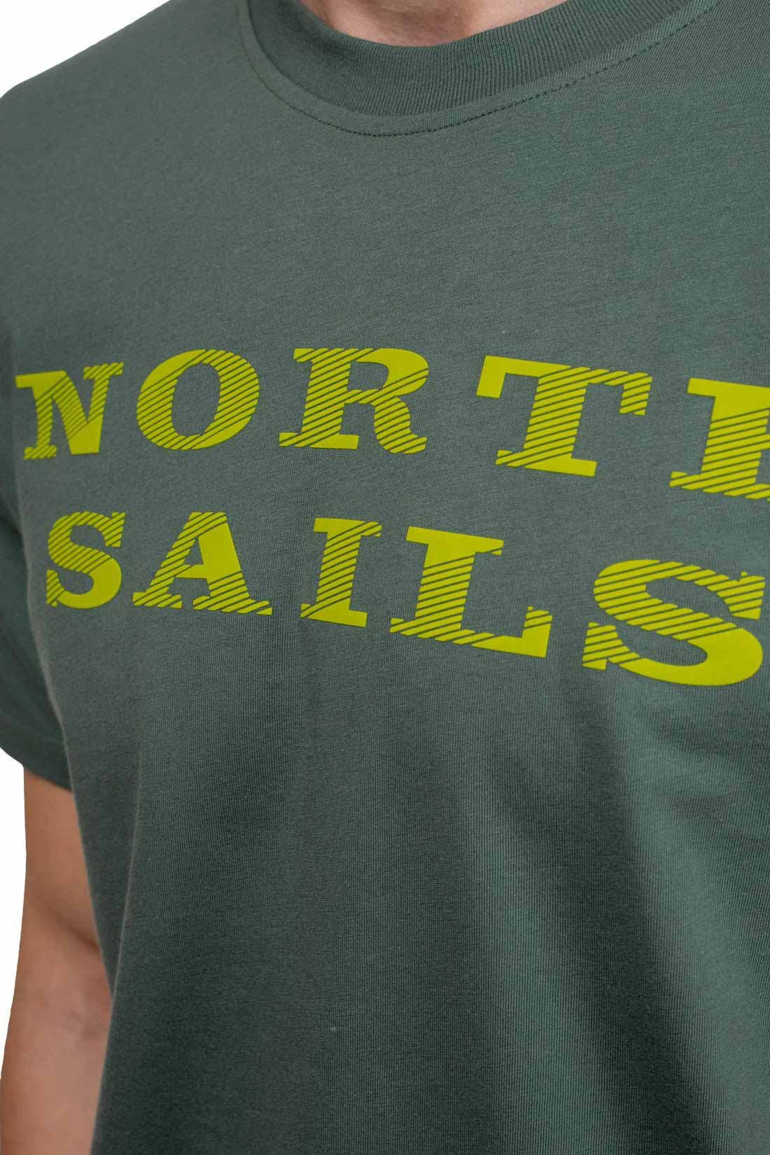 NORTH SAILS - Men's T-shirt with graphic logo  - Size 3XL-32