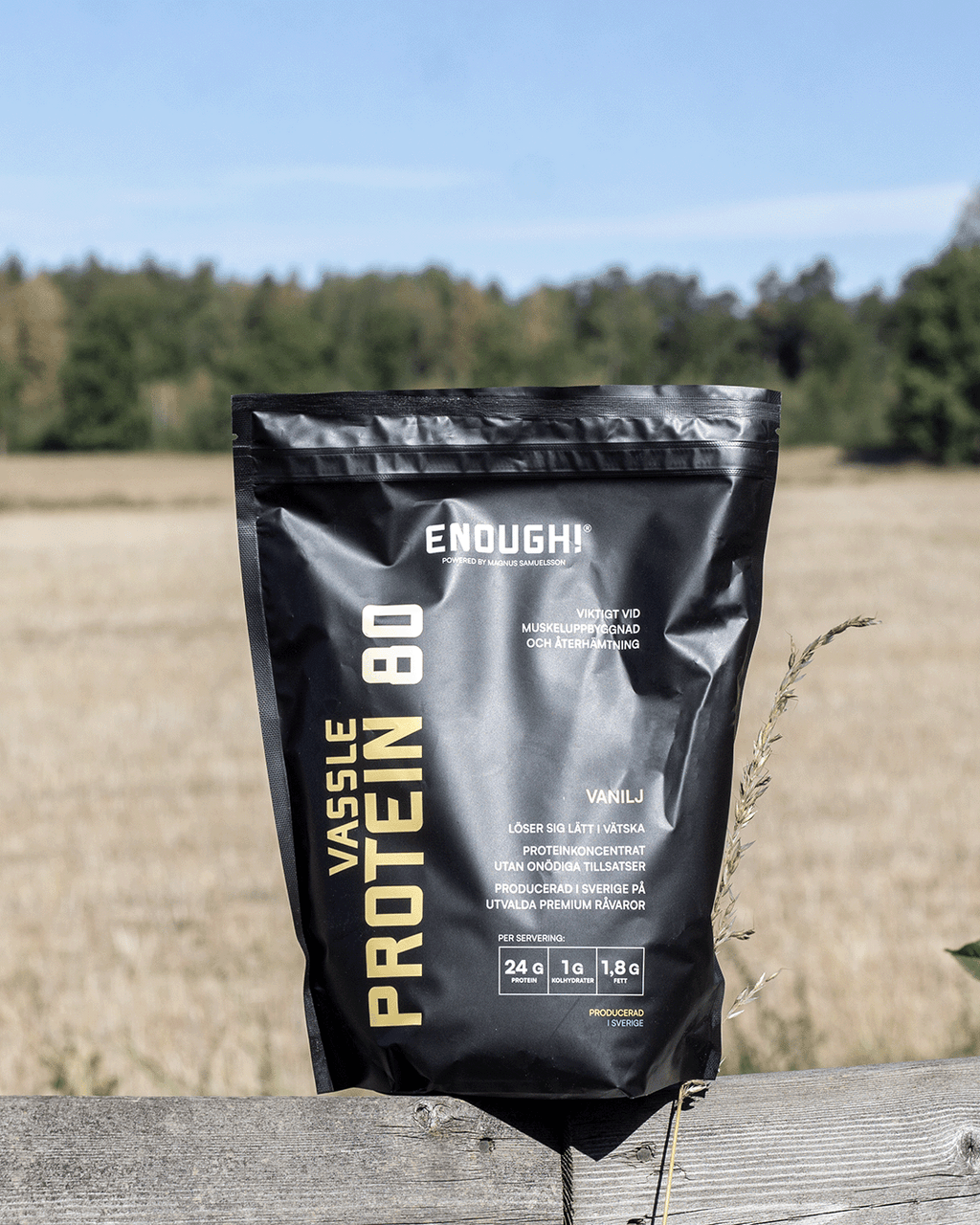 Enough Proteinkoncentrat 80 Vanilj 1 kg