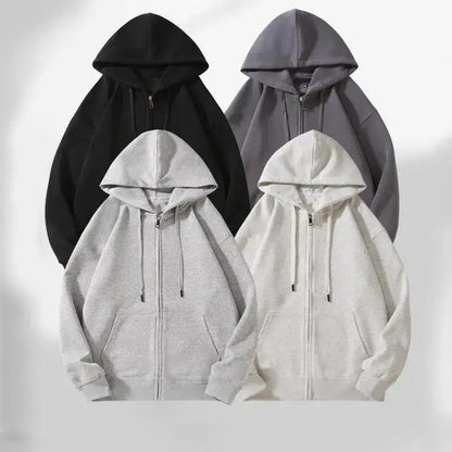 ArtByBearded 350GSM Zip Hoodie – profilkläder och arbetskläder med tryck | ArtbyBearded