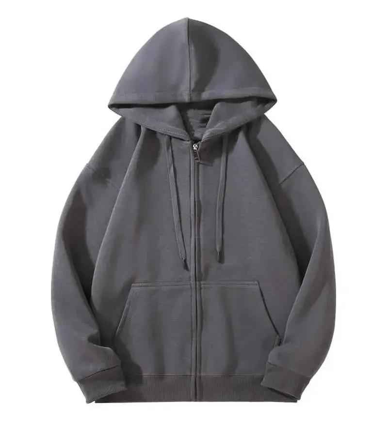 Essential Zip Hoodie i Heavyweight 100% Bomull