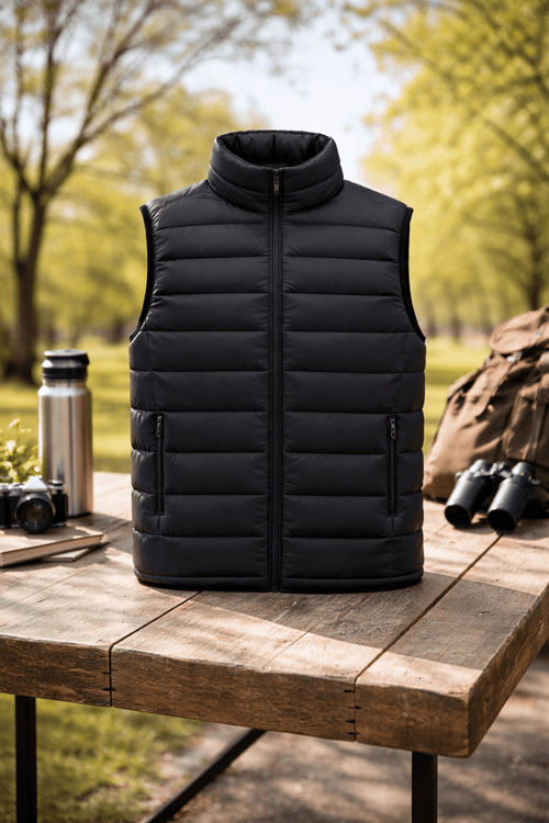 ArtbyBearded Essential Puffer Vest – profilkläder och arbetskläder med tryck | ArtbyBearded