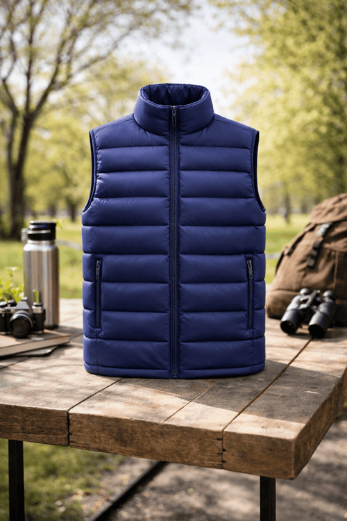 ArtbyBearded Signature Puffer Vest – profilkläder och arbetskläder med tryck | ArtbyBearded