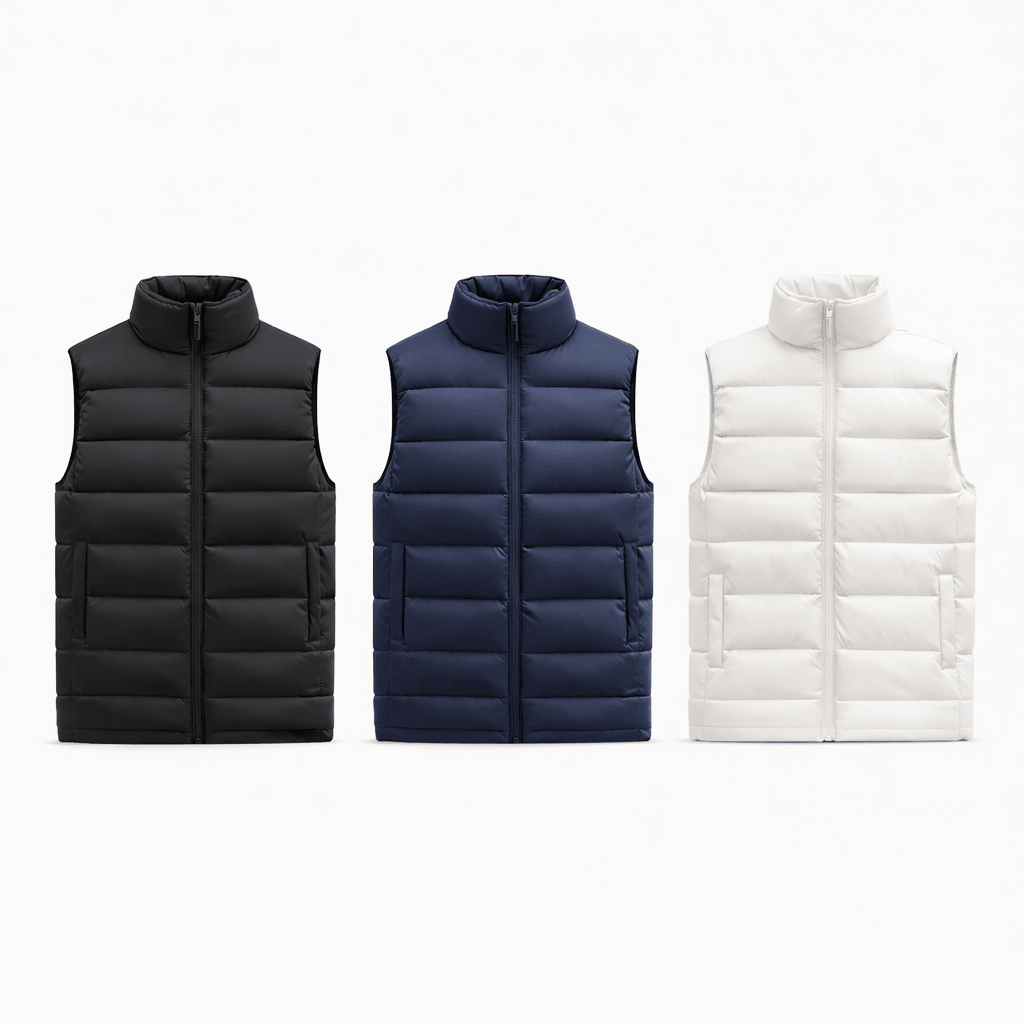 ArtbyBearded Signature Puffer Vest – profilkläder och arbetskläder med tryck | ArtbyBearded