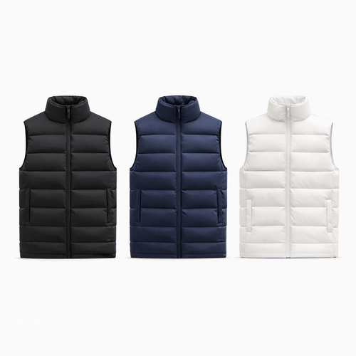 ArtbyBearded Signature Puffer Vest – profilkläder och arbetskläder med tryck | ArtbyBearded