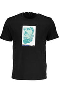 BIKKEMBERGS MEN'S SHORT SLEEVE T-SHIRT BLACK