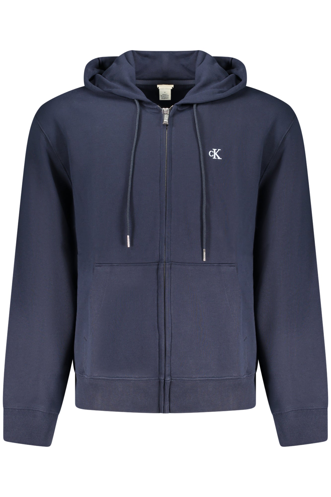 CALVIN KLEIN MEN'S BLUE ZIP-UP SWEATSHIRT-0