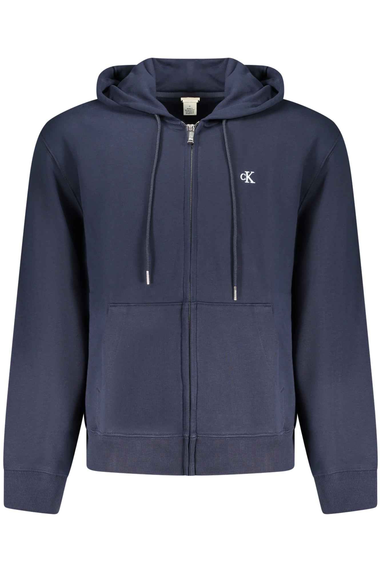 CALVIN KLEIN MEN'S BLUE ZIP-UP SWEATSHIRT