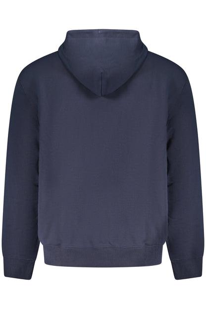 CALVIN KLEIN MEN'S BLUE ZIP-UP SWEATSHIRT-1