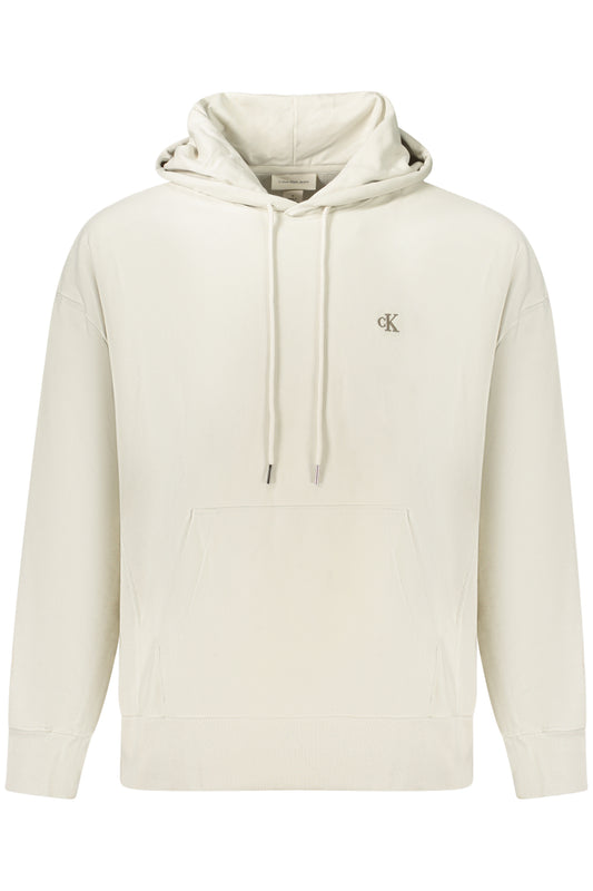 CALVIN KLEIN MEN'S ZIP-UP SWEATSHIRT, BEIGE-0