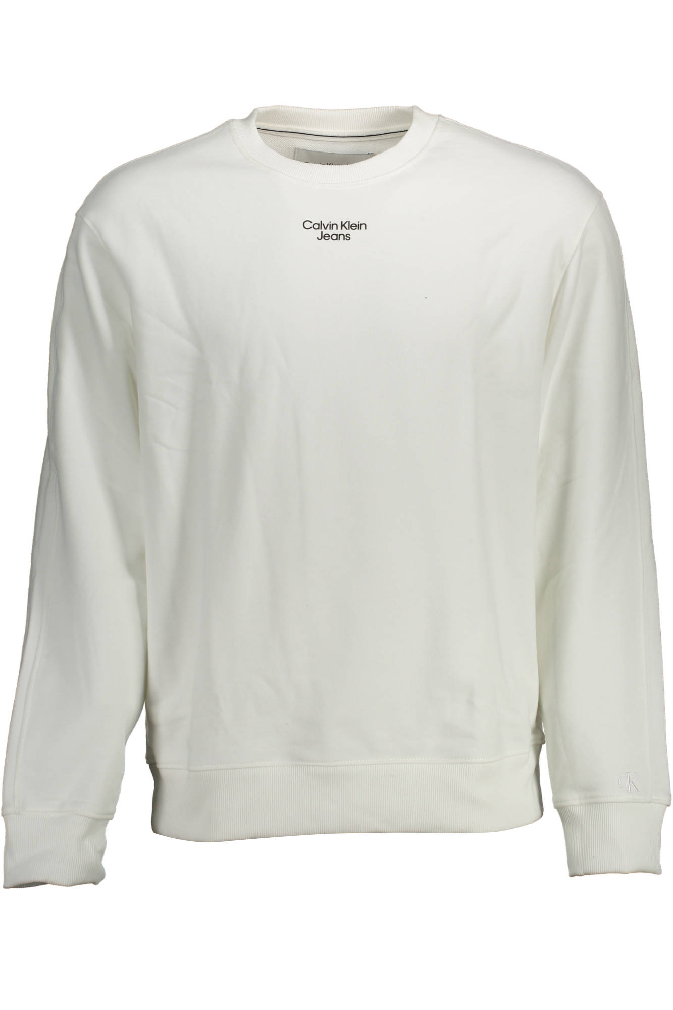 CALVIN KLEIN SWEATSHIRT WITHOUT ZIP MAN WHITE-0