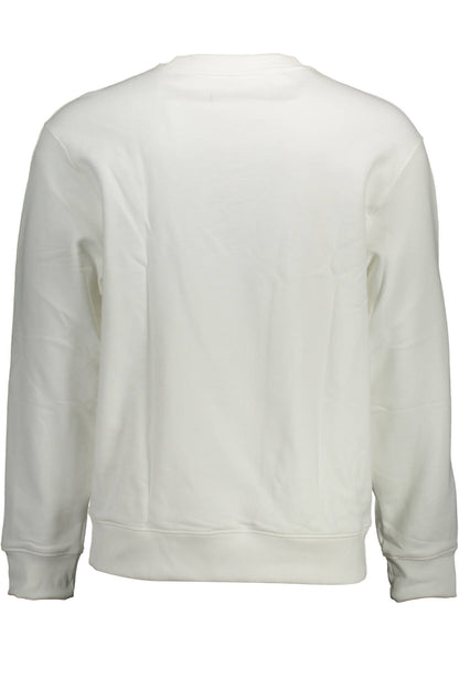 CALVIN KLEIN SWEATSHIRT WITHOUT ZIP MAN WHITE-1