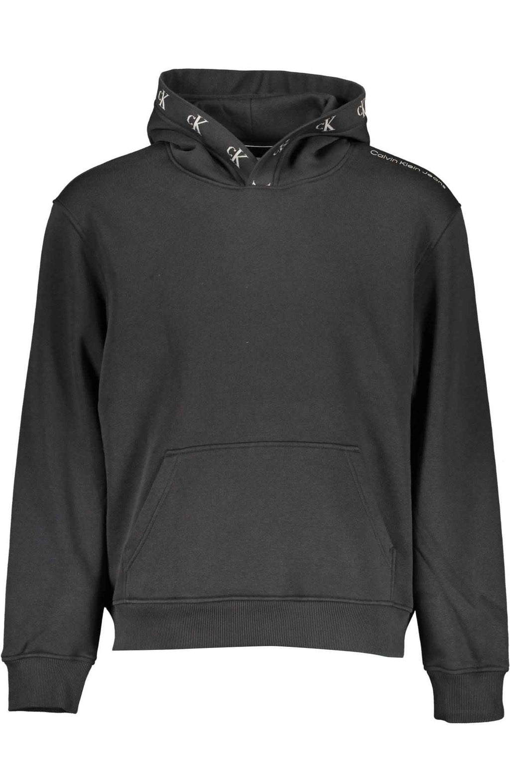 CALVIN KLEIN MEN'S BLACK ZIP-UP SWEATSHIRT