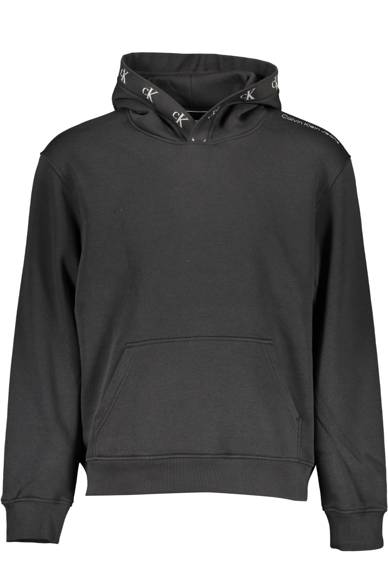 CALVIN KLEIN MEN'S BLACK ZIP-UP SWEATSHIRT-0
