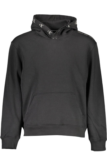 CALVIN KLEIN MEN'S BLACK ZIP-UP SWEATSHIRT-0