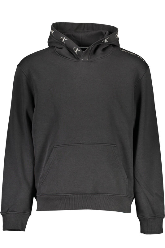 CALVIN KLEIN MEN'S BLACK ZIP-UP SWEATSHIRT-0