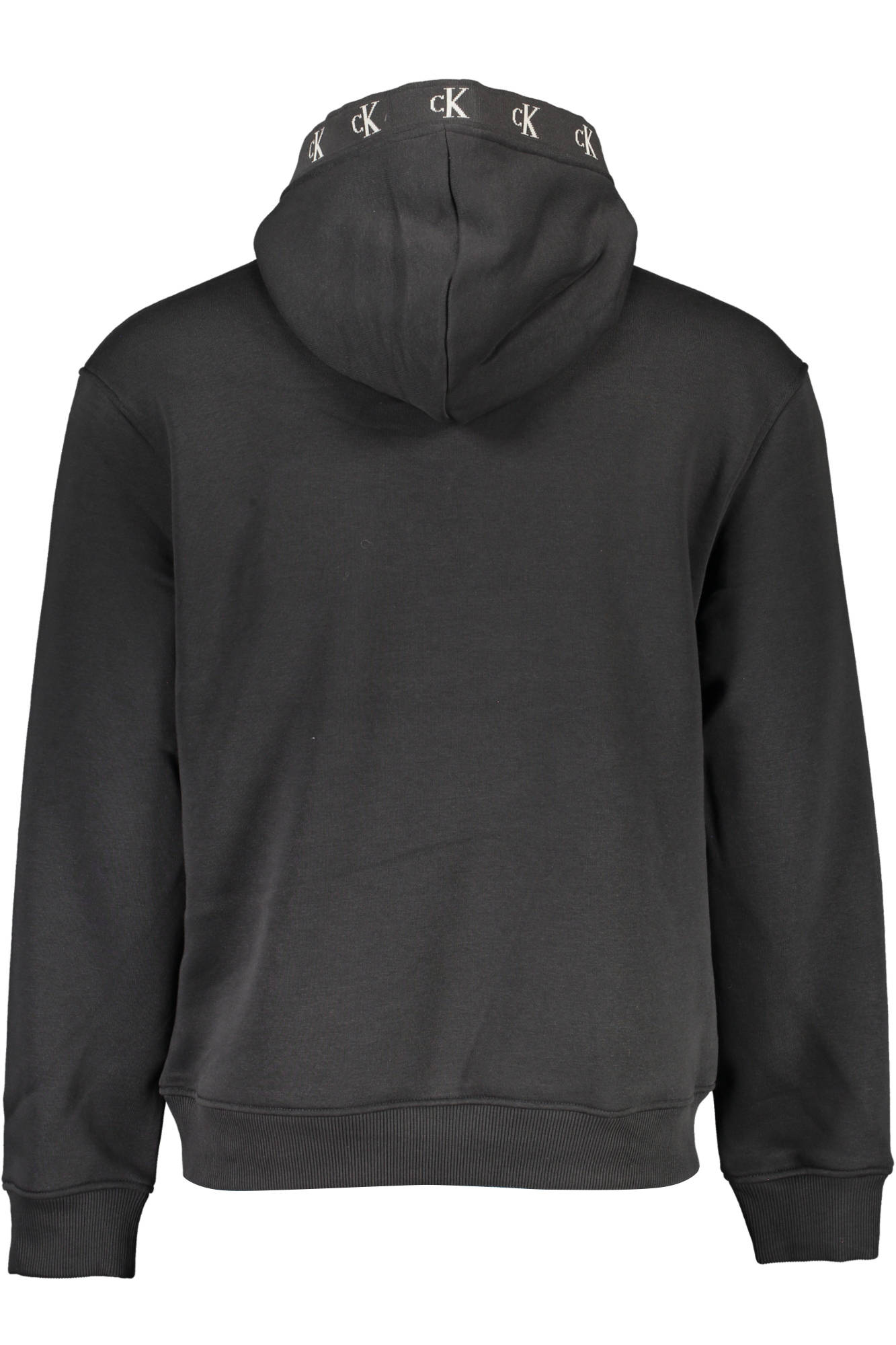 CALVIN KLEIN MEN'S BLACK ZIP-UP SWEATSHIRT-1