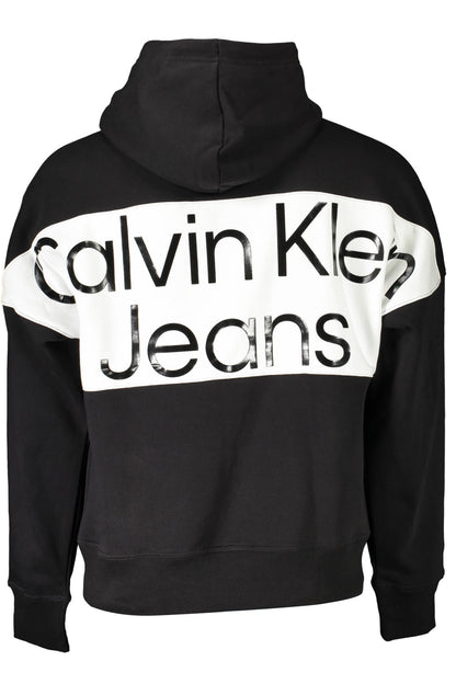 CALVIN KLEIN MEN'S BLACK ZIP-UP SWEATSHIRT-1