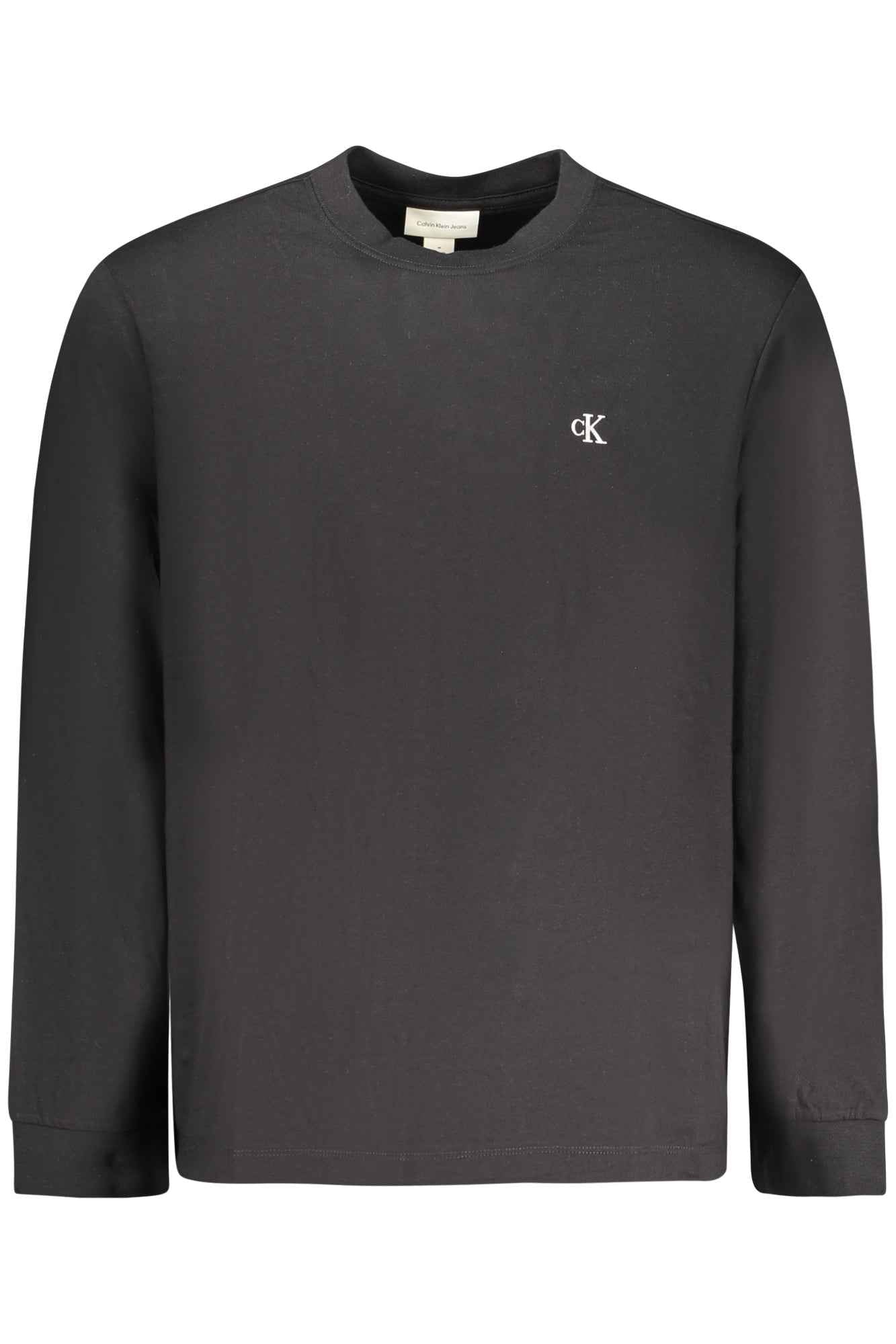 CALVIN KLEIN MEN'S LONG-SLEEVED T-SHIRT BLACK