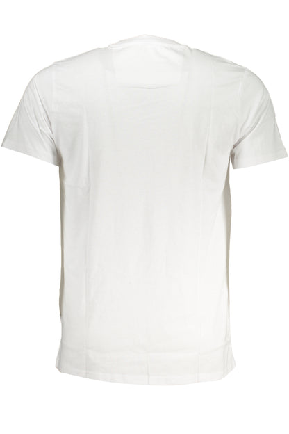 CAVALLI CLASS MEN'S SHORT SLEEVED T-SHIRT WHITE-1