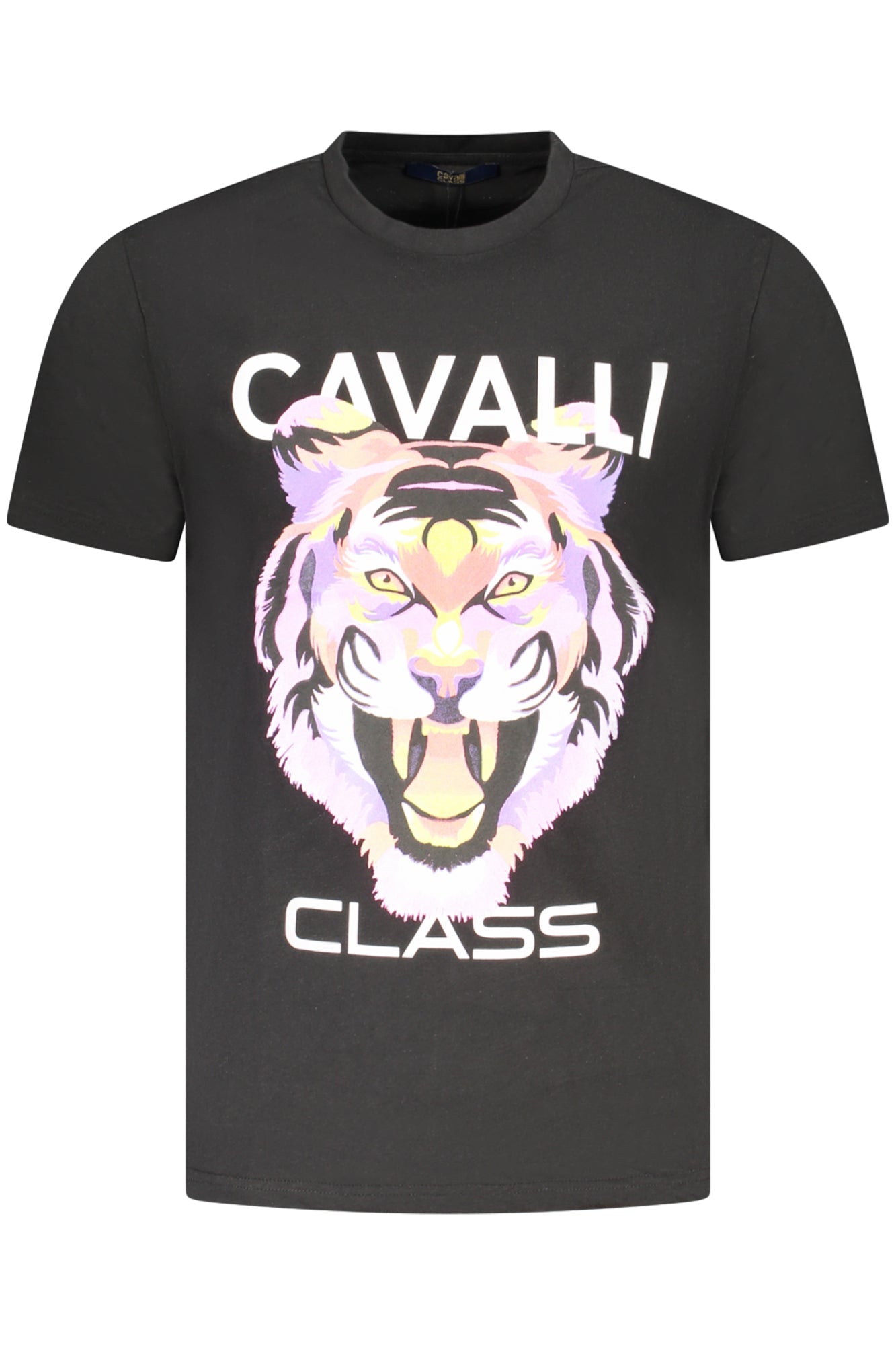 CAVALLI CLASS SHORT SLEEVE T-SHIRT MEN BLACK-0