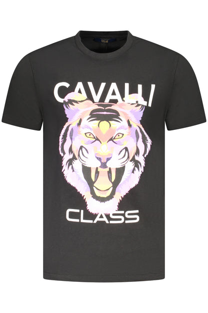 CAVALLI CLASS SHORT SLEEVE T-SHIRT MEN BLACK-0