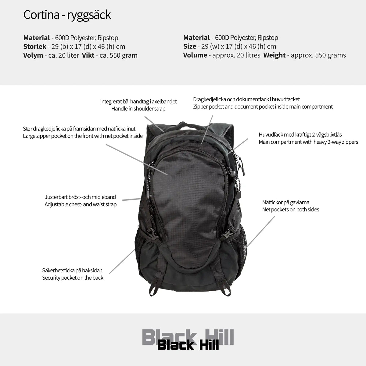 Blackhill Cortina - ryggsäck