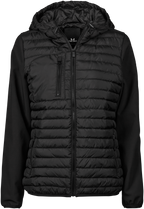 TeeJays Women's Hooded Crossover Jacket