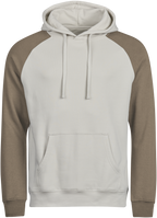 TeeJays UNLABELED Two-tone Hooded Sweatshirt