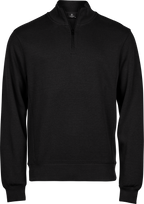 TeeJays Ribbed Interlock Half Zip