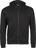 TeeJays Ribbed Interlock Hooded Full Zip