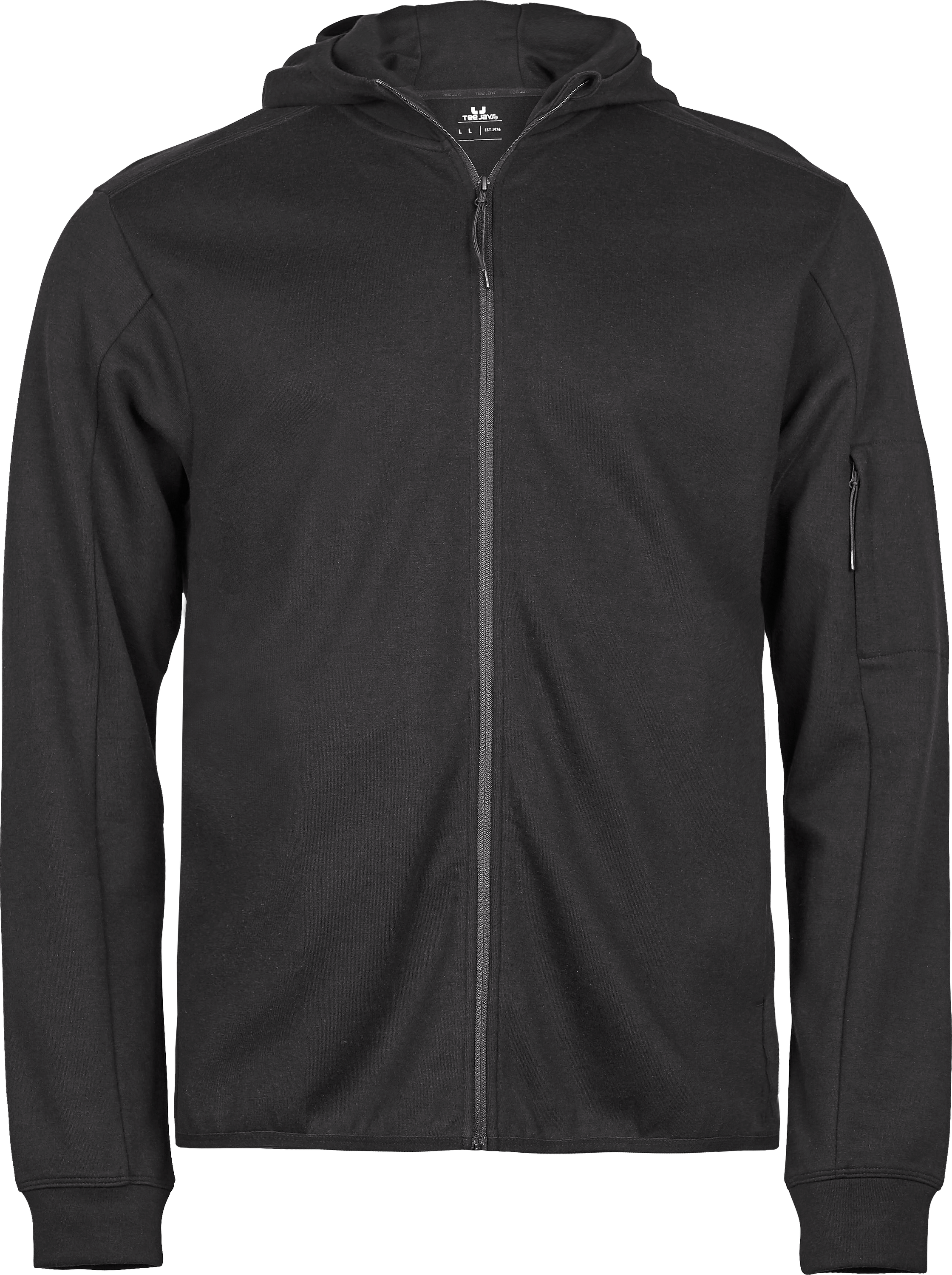 TeeJays Athletic Hooded Full Zip Sweat