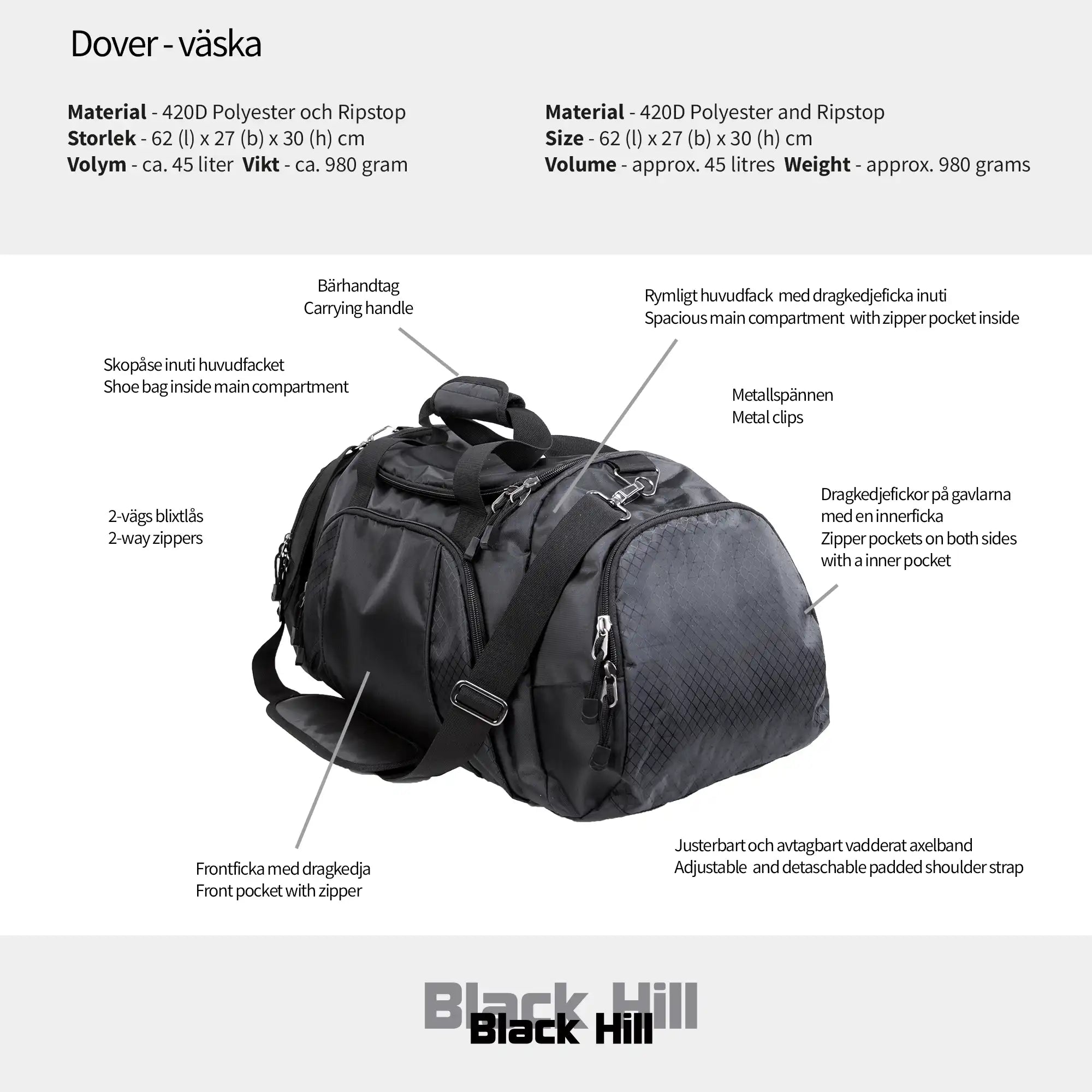 Blackhill Dover - väska