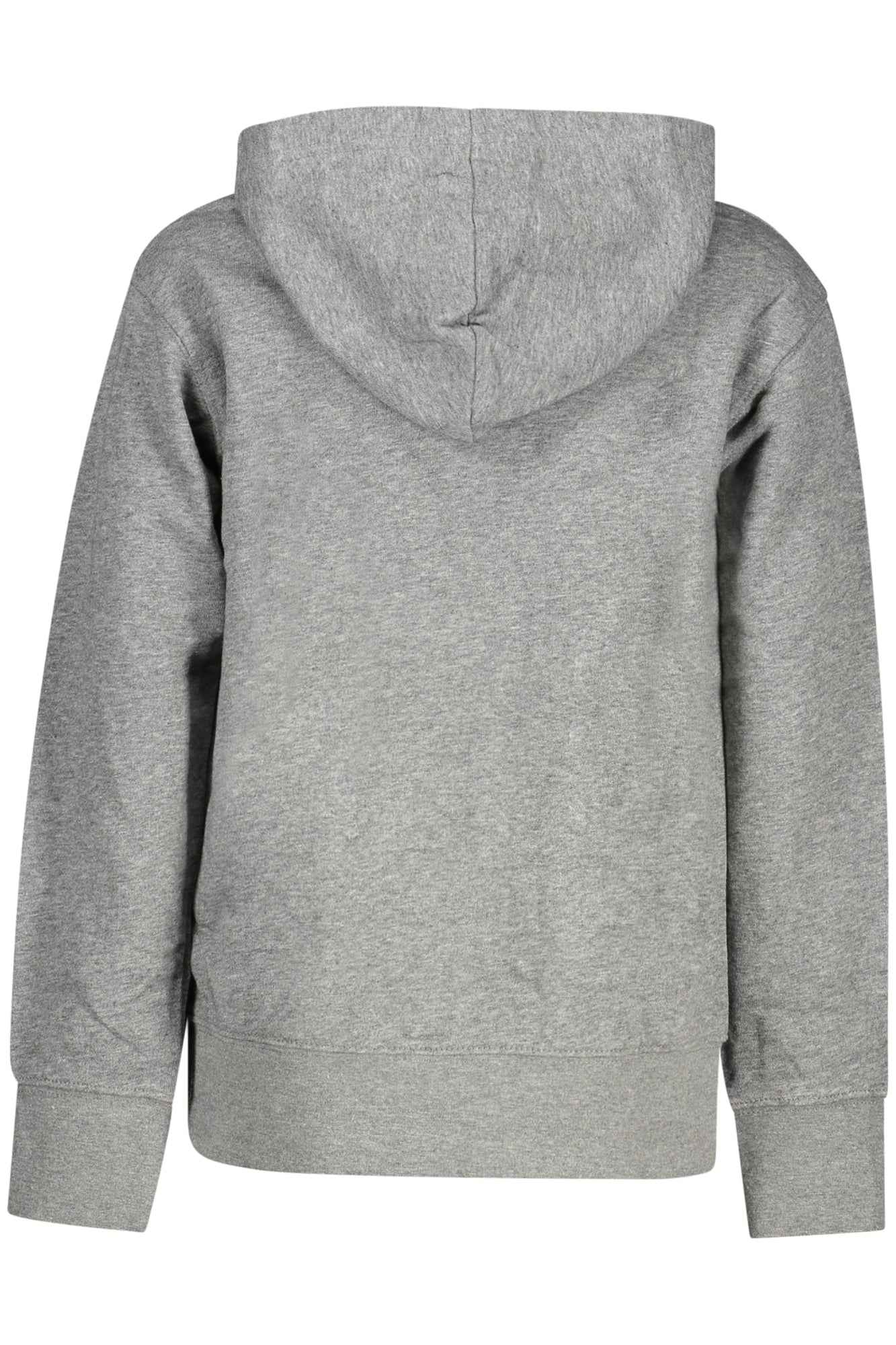 JORDAN KIDS' GREY ZIP-UP SWEATSHIRT