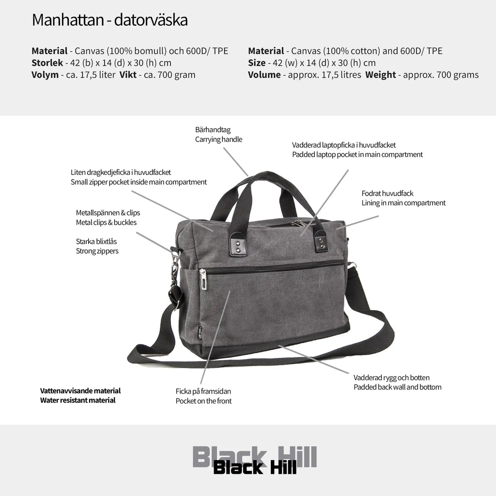 Blackhill Manhattan - datorväska
