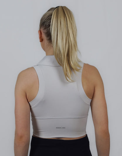 MISS ON COLLAR Träningstopp – profilkläder och arbetskläder med tryck | ArtbyBearded