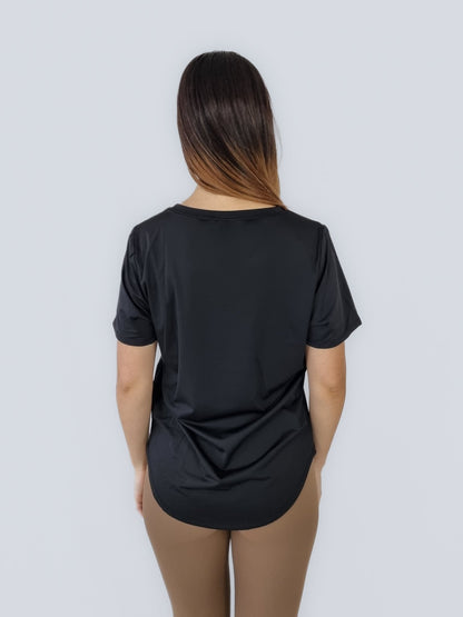MISS ON ROUNDED T-shirt – profilkläder och arbetskläder med tryck | ArtbyBearded