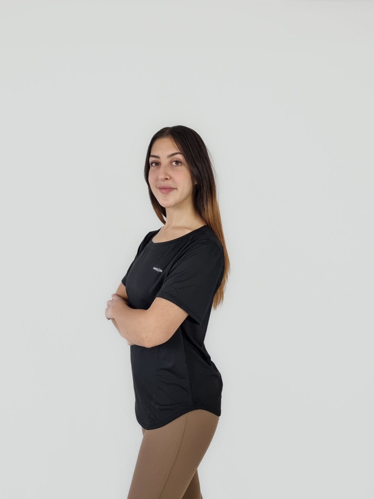 MISS ON ROUNDED T-shirt – profilkläder och arbetskläder med tryck | ArtbyBearded