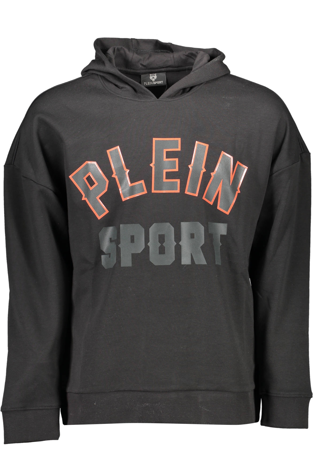 PLEIN SPORT SWEATSHIRT WITHOUT ZIP MAN BLACK-0