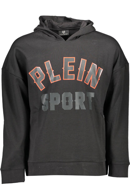 PLEIN SPORT SWEATSHIRT WITHOUT ZIP MAN BLACK-0