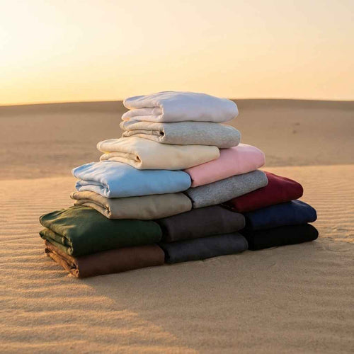 Premium 380G Unisex Sweatshirt i Bomull Terry