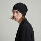 Slouchy beanie i mjuk bomull